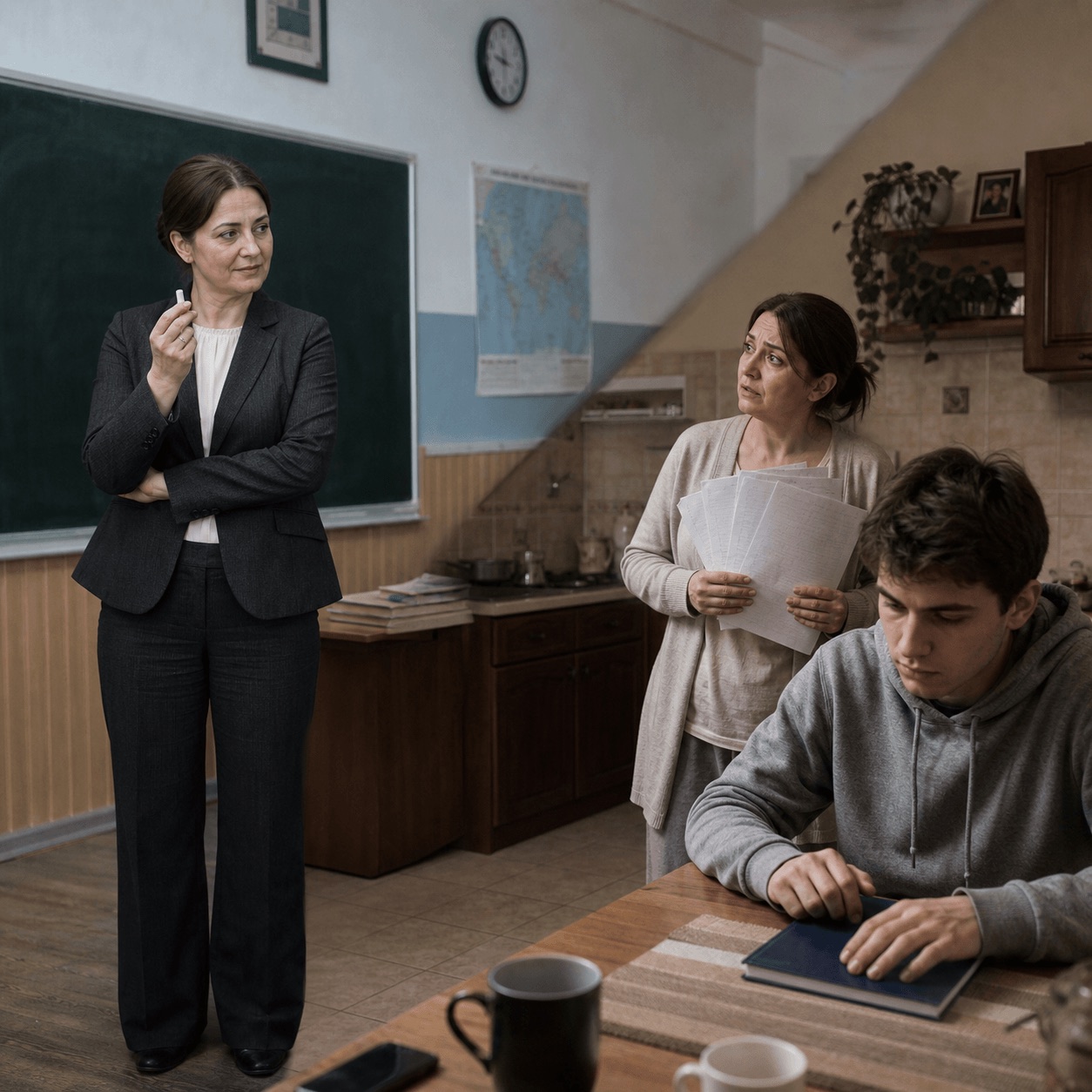 Mi-a fost mult mai greu să văd asta la propriul meu copil