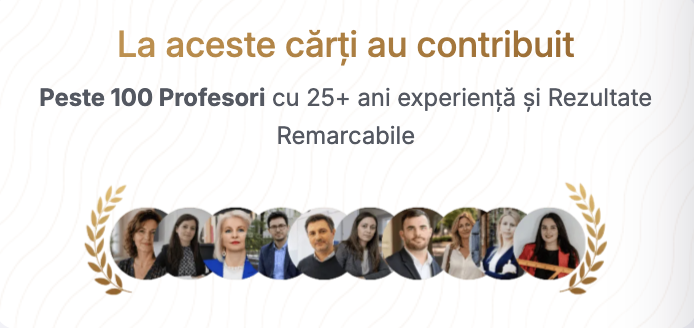 Peste 100 de profesori cu peste 25 de ani de experiență au contribuit la cărțile Genius Bac
